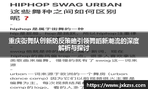重庆街舞队创新防反策略引领舞蹈新潮流的深度解析与探讨